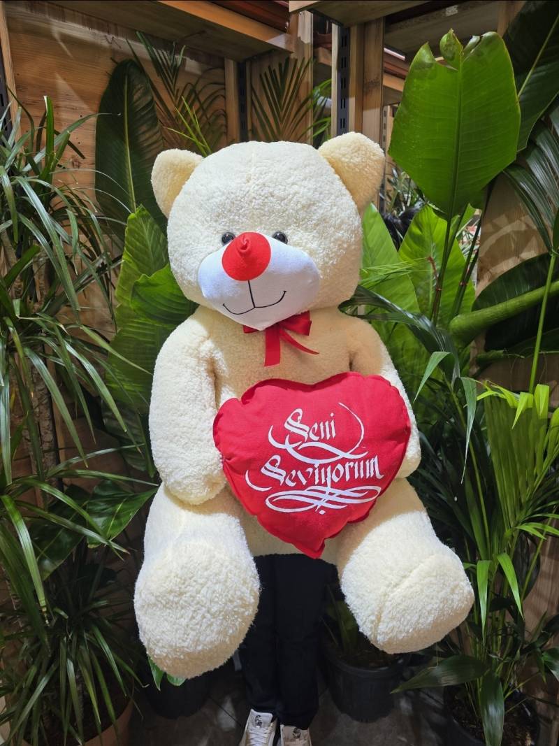 KREM PELUŞ AYI 1.50 CM 