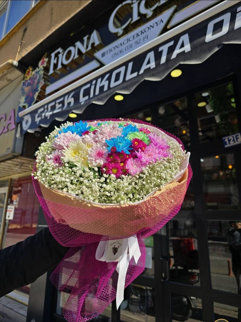 BÜYÜK KARIŞIK RENK BUKET