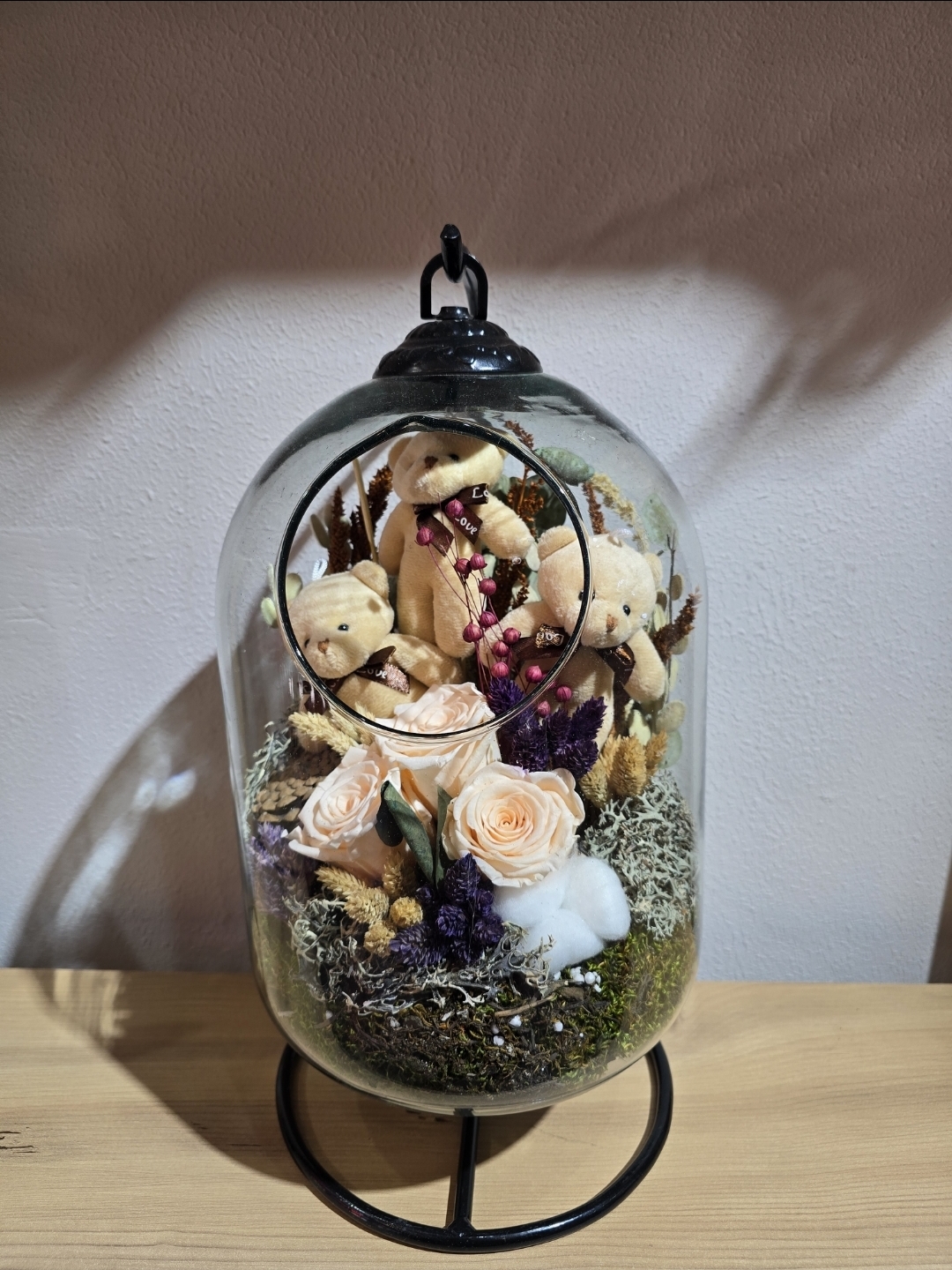 YAVRUAĞRI ŞOKLANMIŞ DOĞAL ASKIDA TERARYUM