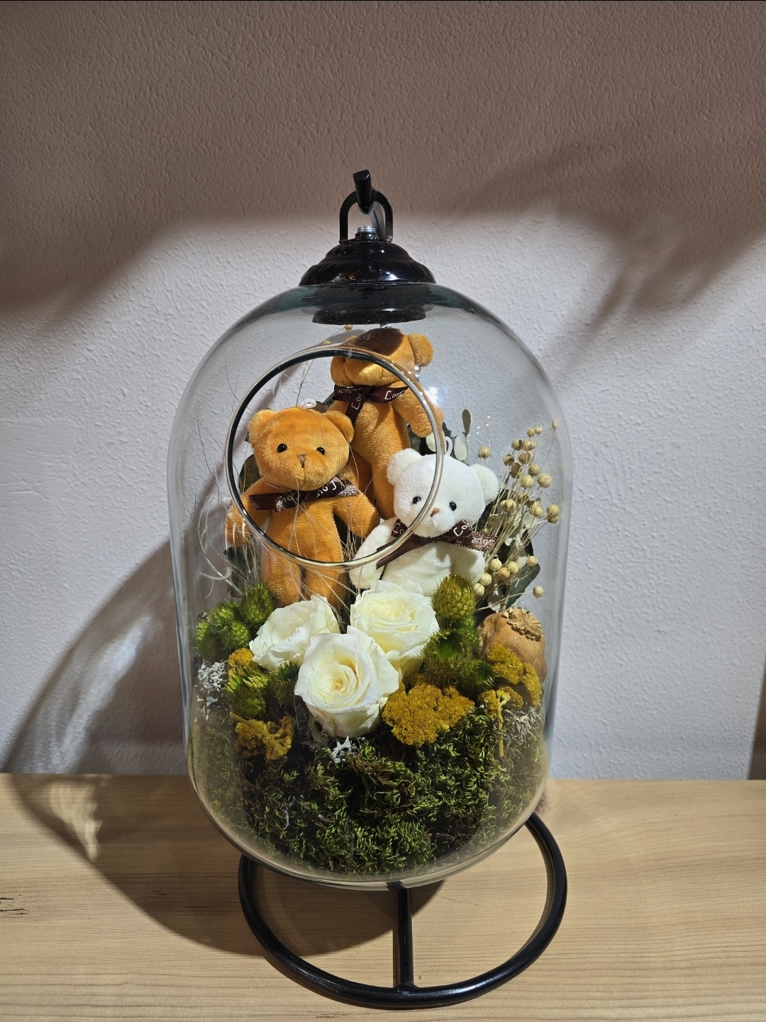 BEYAZ ŞOKLANMIŞ DOĞAL ASKIDA TERARYUM